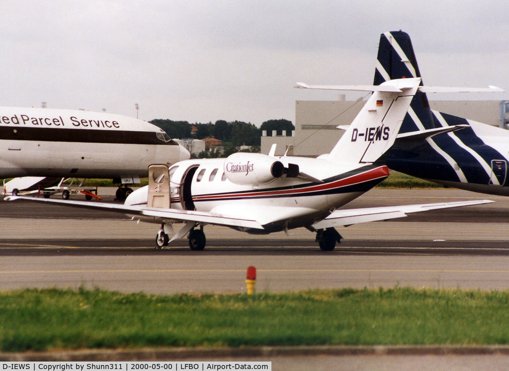 D-IEWS, 1997 Cessna 525 Citationjet C/N 525-0217, Parked at the General Aviation area...