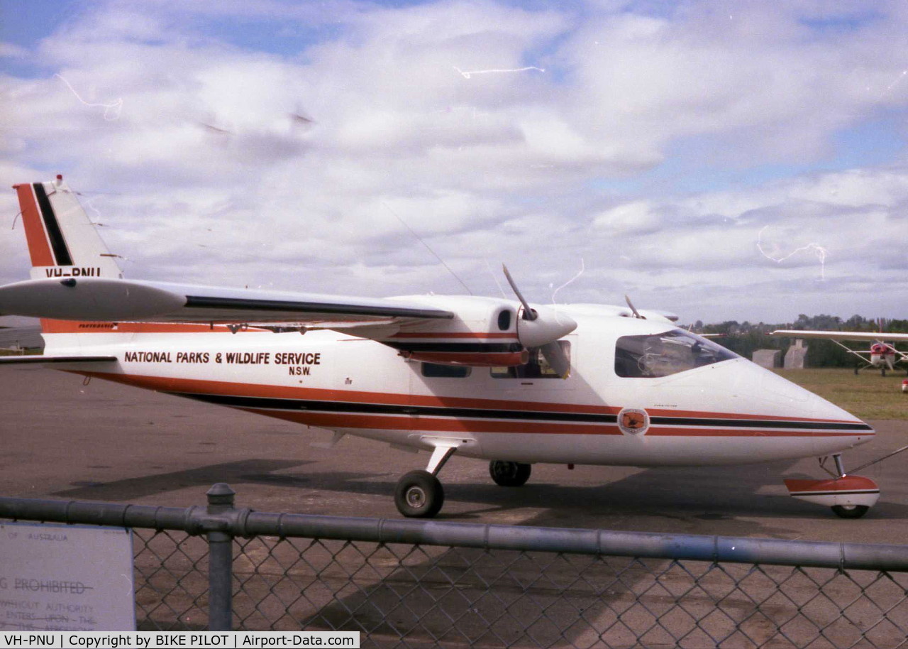 VH-PNU, 1976 Partenavia P-68B C/N 84, AUSTRALIA 1983 LOCATION UNKNOWN