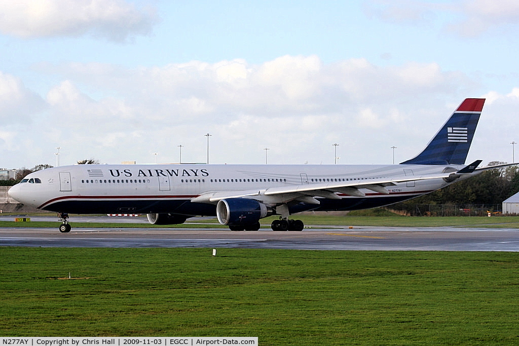 N277AY, 2001 Airbus A330-323 C/N 0380, US Airways