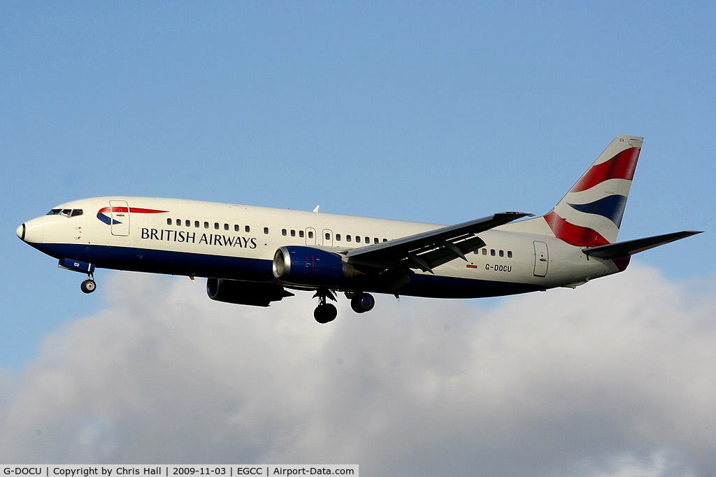 G-DOCU, 1992 Boeing 737-436 C/N 25854, British Airways