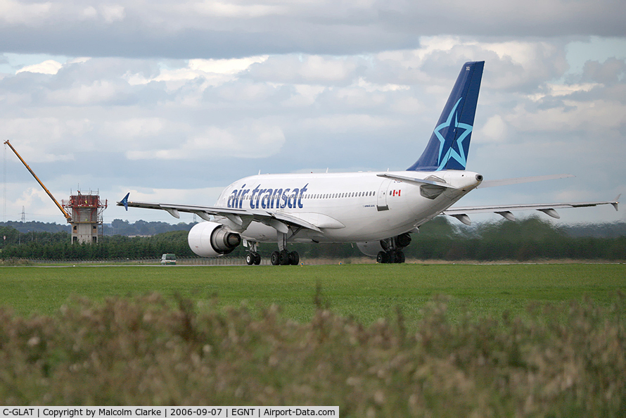 C-GLAT, 1991 Airbus A310-308 C/N 588, Airbus A310-308 at Newcastle Airport, UK.