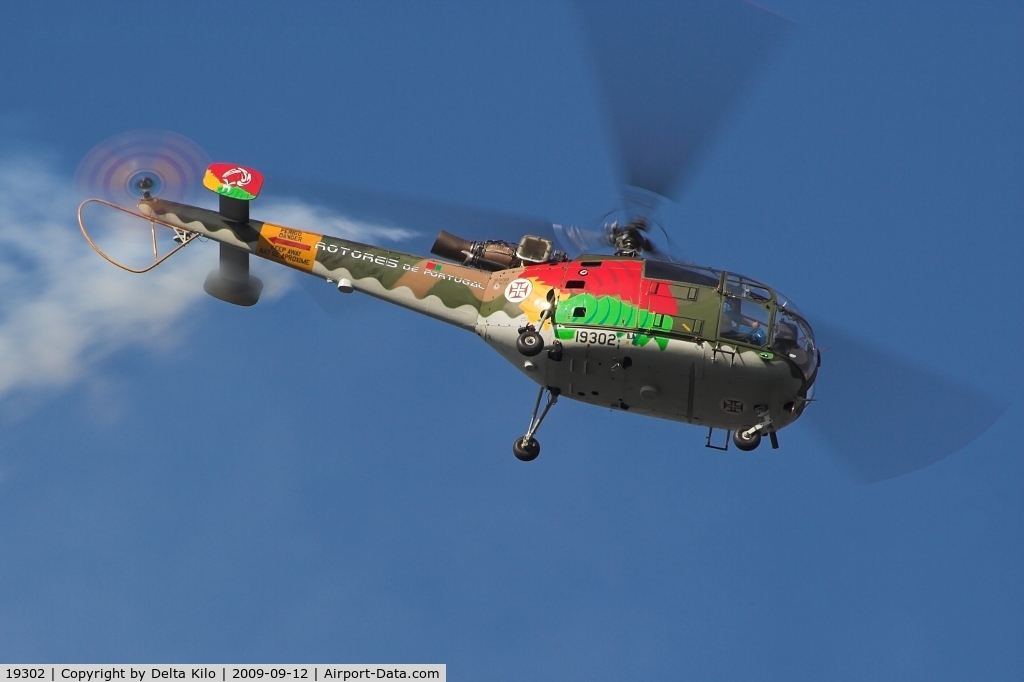 19302, Sud SE-3160 Alouette III C/N 1573, Red Bull Air Race Porto-Portugal Air Force-	Sud SE-3160 Alouette III