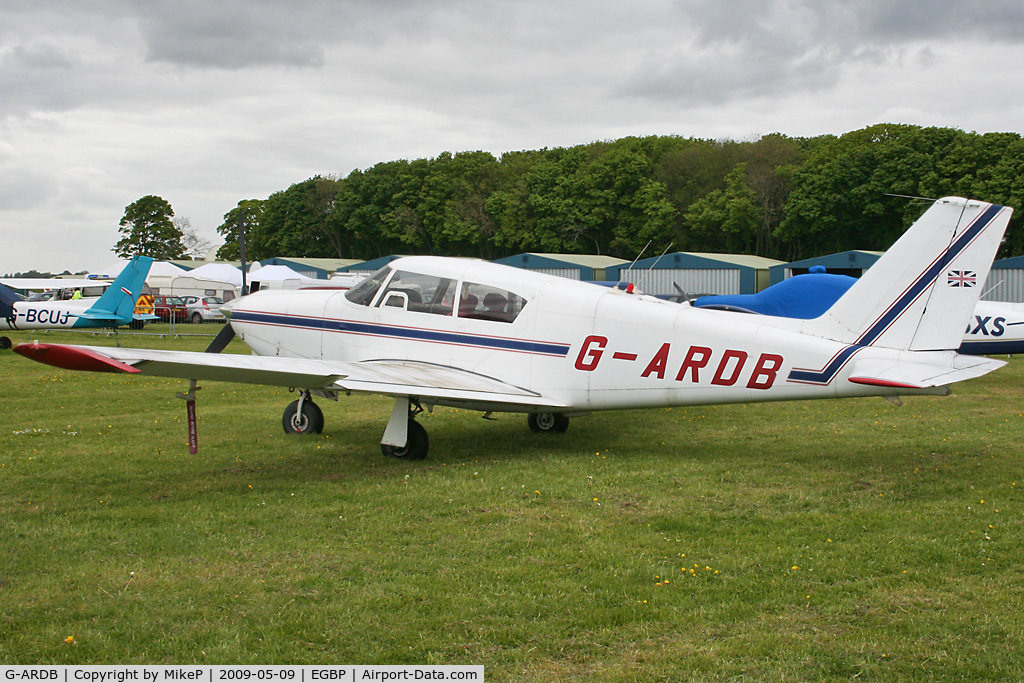 G-ARDB, 1960 Piper PA-24-250 Comanche C/N 24-2166, Visitor to the 2009 Great Vintage Flying Weekend.