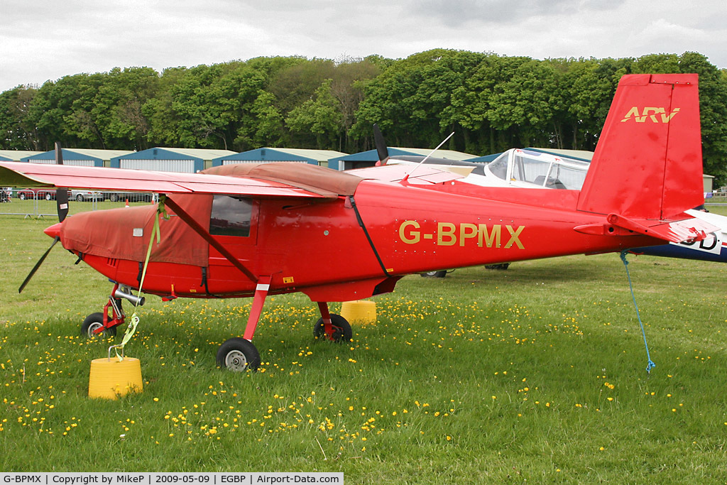 G-BPMX, 1989 ARV ARV1 Super 2 C/N K005, Based Super 2 seen during the 2009 Great Vintage Flying Weekend.