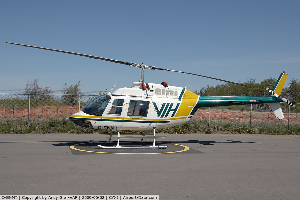 C-GNMT, 1977 Bell 206B JetRanger III C/N 2295, VIH Bell 206