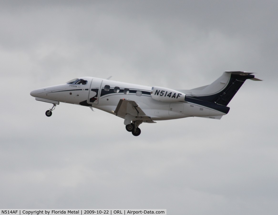 N514AF, 2009 Embraer EMB-500 Phenom 100 C/N 50000039, Phenom 100