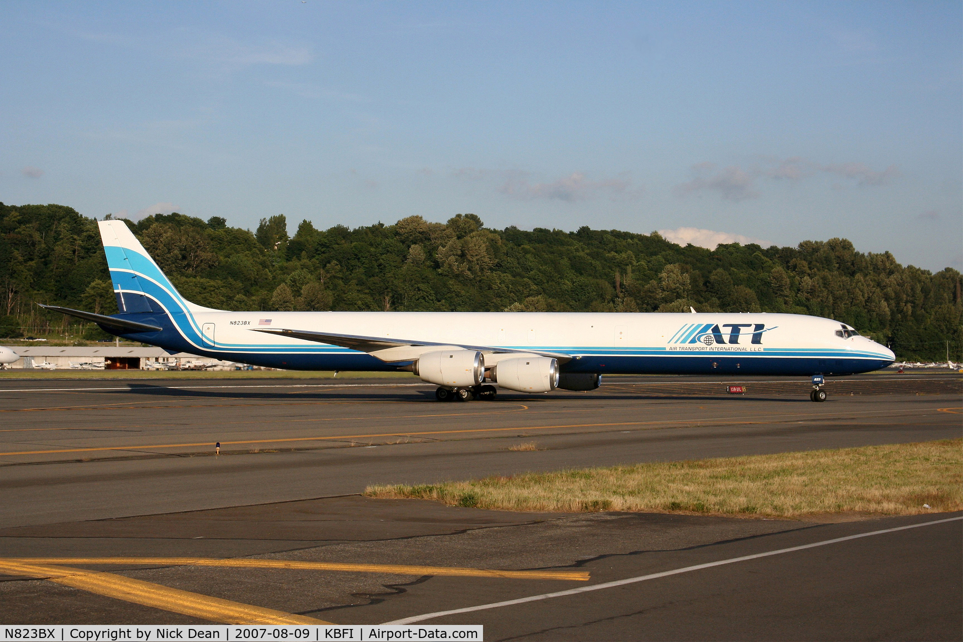 N823BX, 1969 Douglas DC-8-71F C/N 46064, KBFI