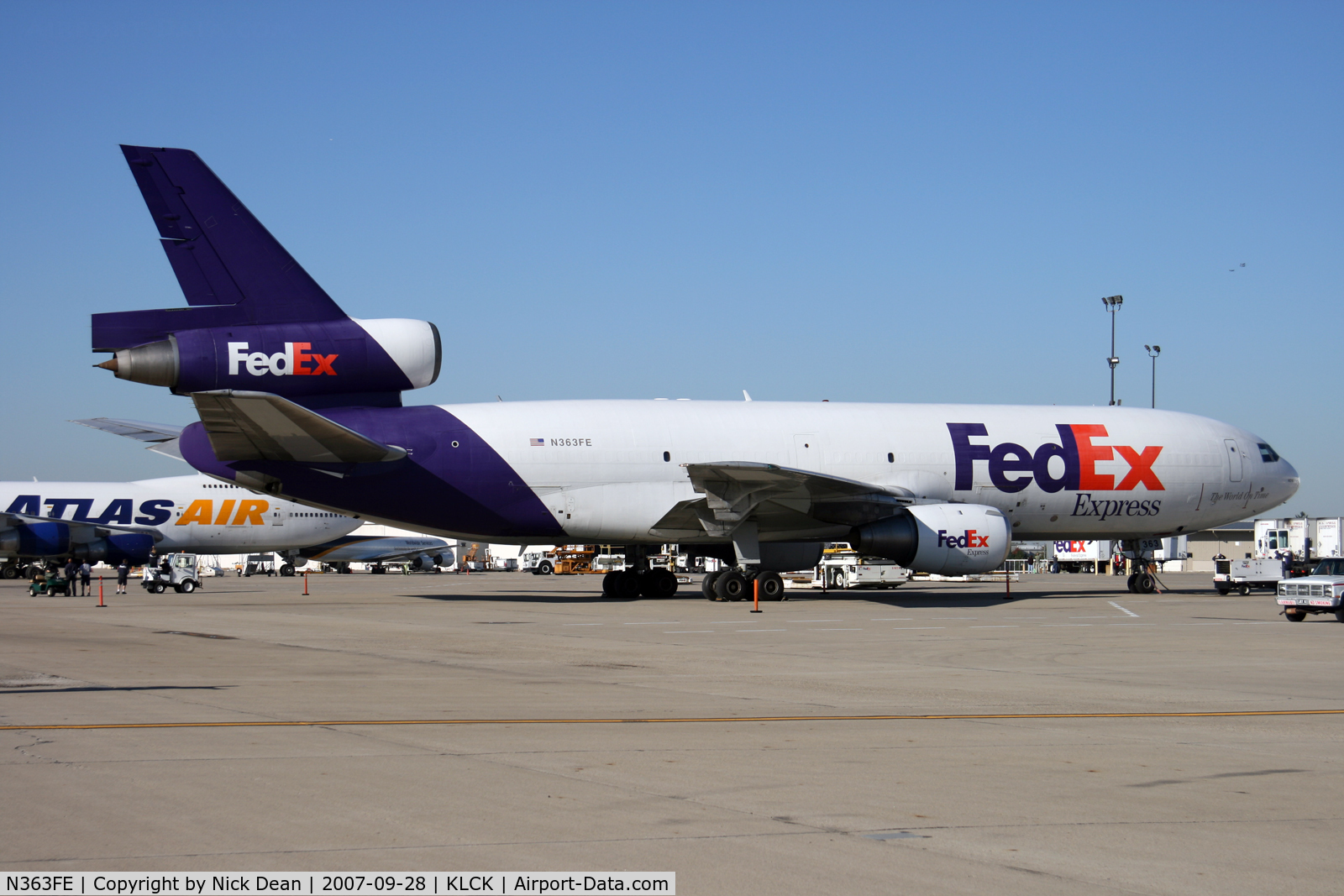 N363FE, 1981 McDonnell Douglas MD-10-10F C/N 48263, KLCK