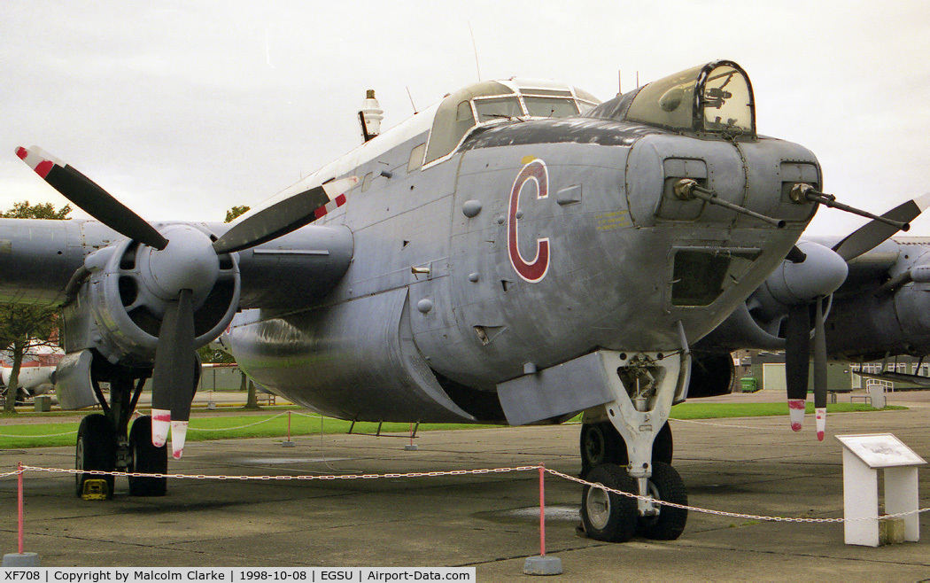 XF708, Avro 716 Shackleton MR.3/3 C/N Not found XF708, Avro Shackleton MR3/3 at The Imperial War Museum, Duxford.