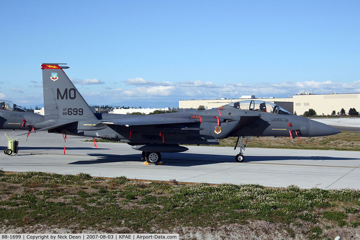 88-1699, 1988 McDonnell Douglas F-15E Strike Eagle C/N 1108/E083, KPAE