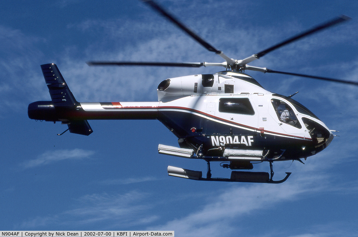 N904AF, 2001 MD Helicopters MD-900 Explorer C/N 900-00101, KBFI