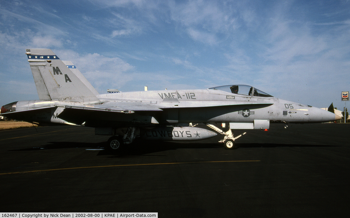 162467, McDonnell Douglas F/A-18A Hornet C/N 322/A267, KPAE