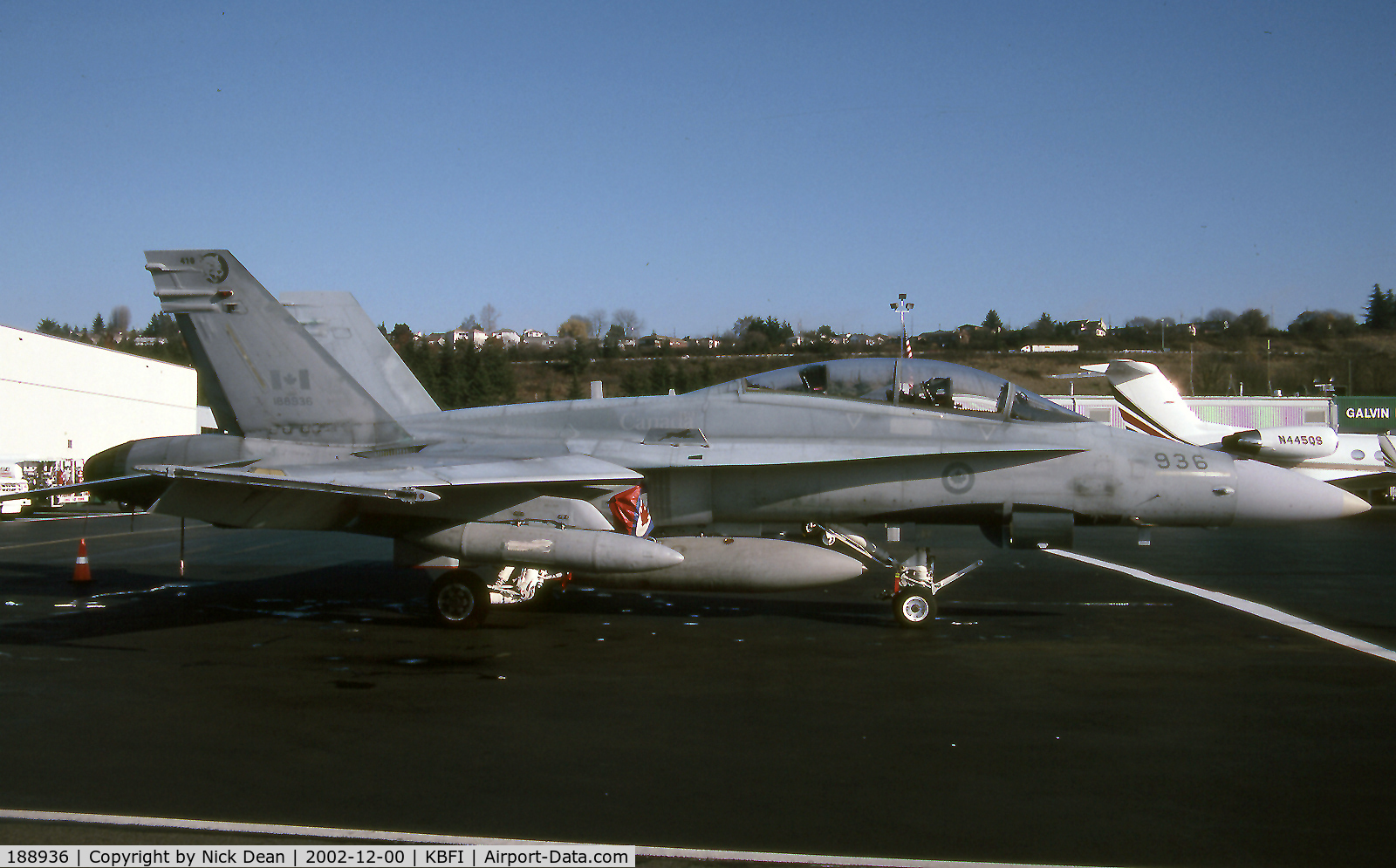 188936, 1988 McDonnell Douglas CF-188B Hornet C/N 0731, KBFI