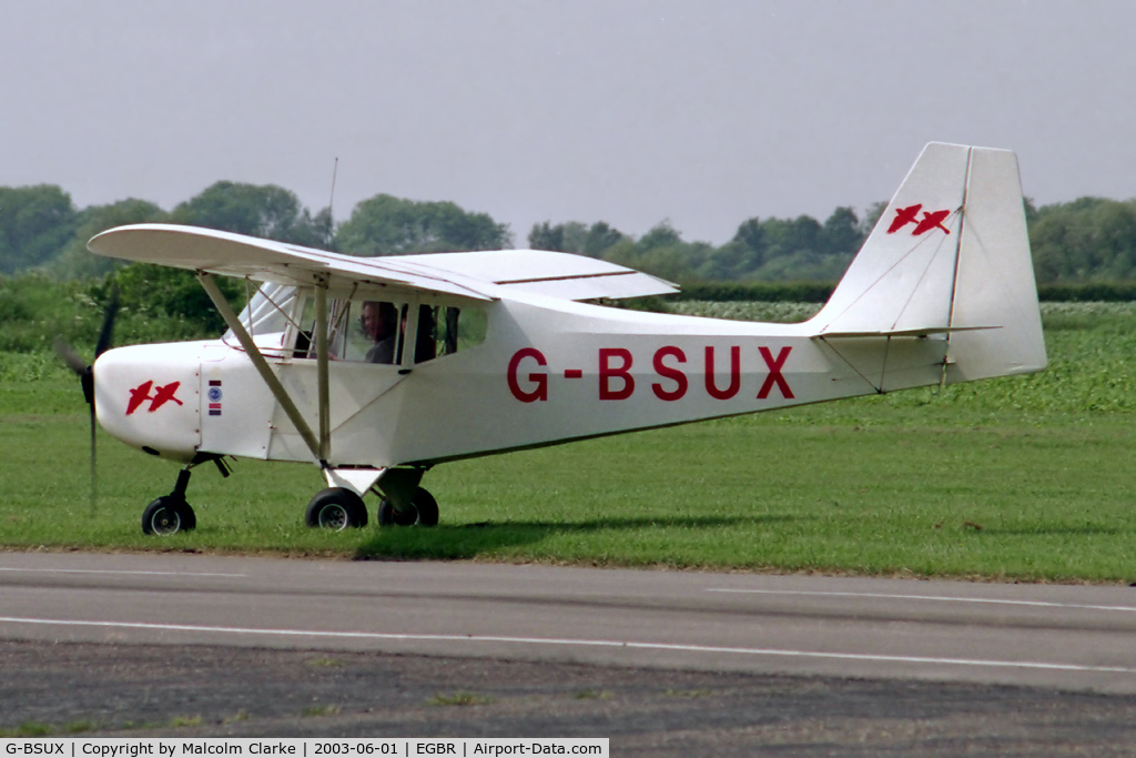 G-BSUX, 1991 Carlson Sparrow II C/N PFA 209-11794, Carlson Sparrow II at Breighton Airfield, UK in 2003.