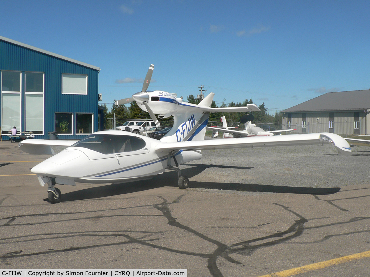 C-FIJW, 2007 Seawind 3000 C/N 28, modern composites amphibian, visitor at NAS flying school