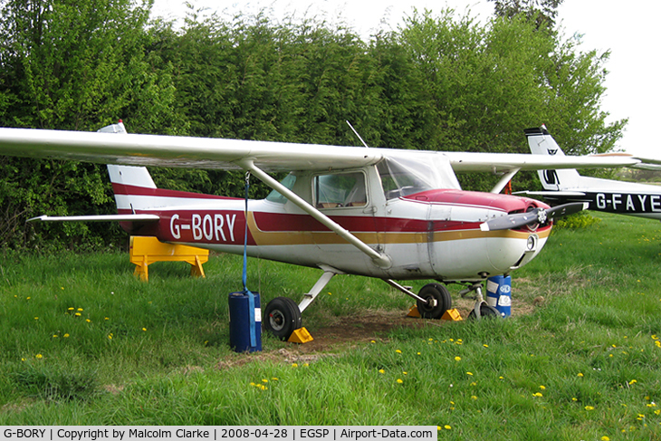 G-BORY, 1971 Cessna 150L C/N 150-72292, Cessna 150L at Peterborough Sibson Airfield, UK.