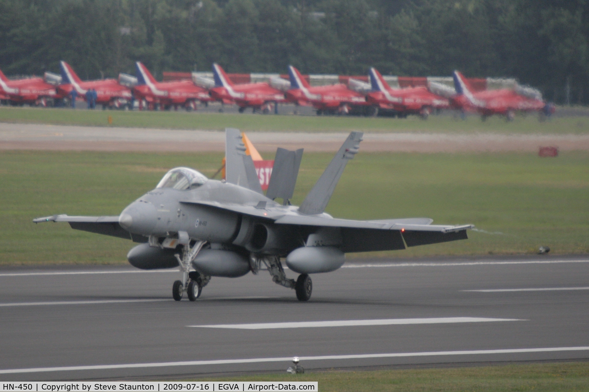 HN-450, McDonnell Douglas F-18C Hornet C/N 1480, Taken at the Royal International Air Tattoo 2009