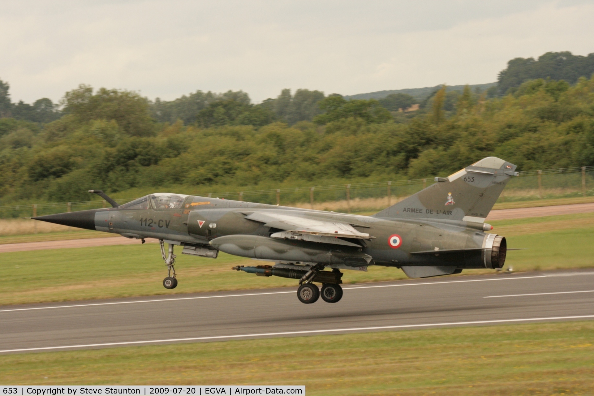 653, Dassault Mirage F.1CR C/N 653, Taken at the Royal International Air Tattoo 2009