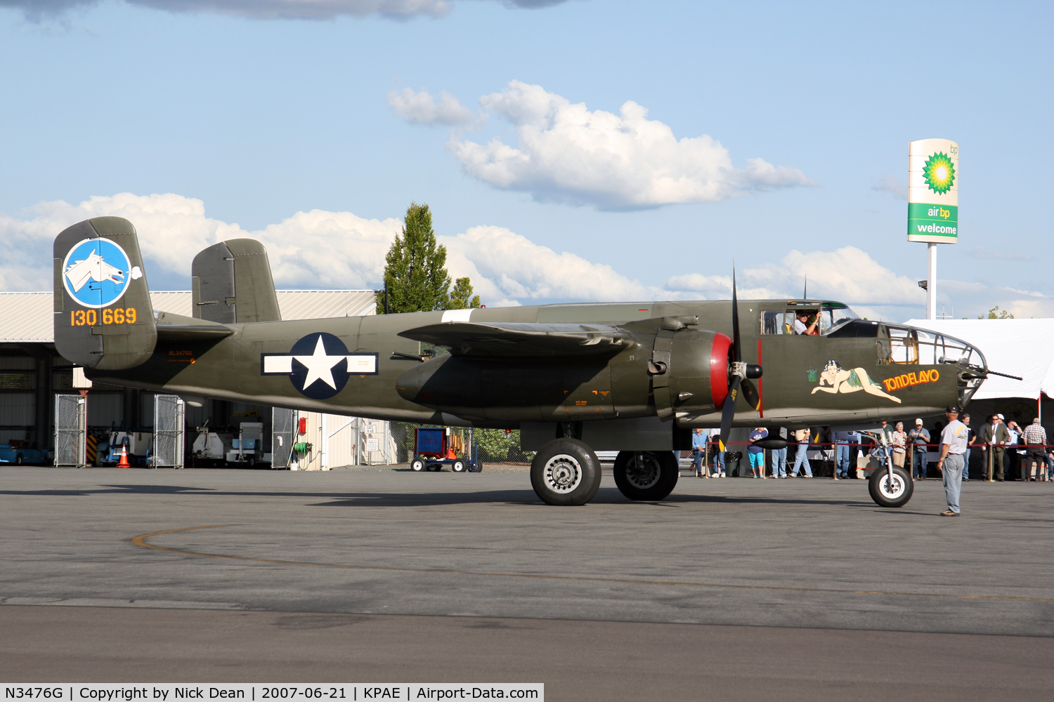 N3476G, 1944 North American B-25J Mitchell C/N 108-33257, KPAE