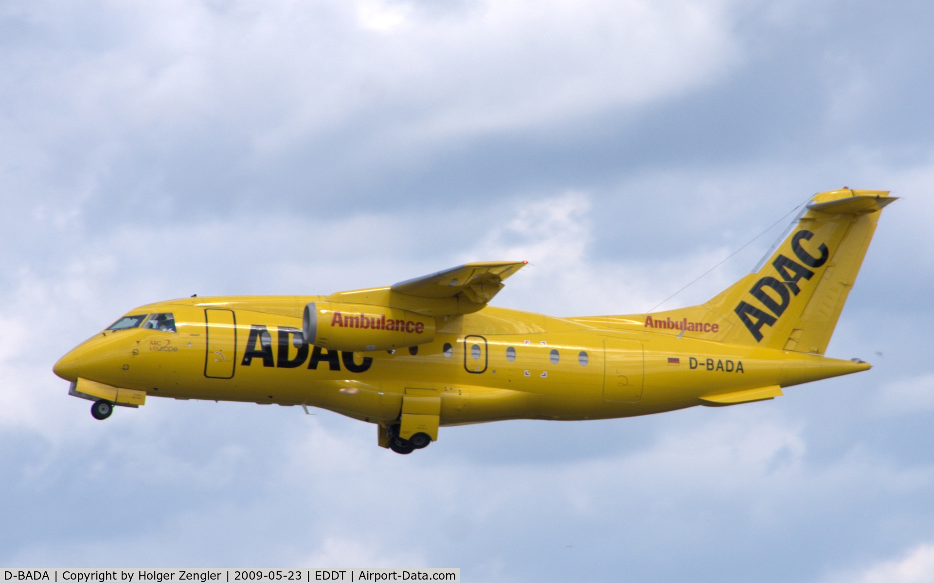 D-BADA, 1998 Fairchild Dornier 328-310 328JET C/N 3224, Emergency aircraft operated by ADAC