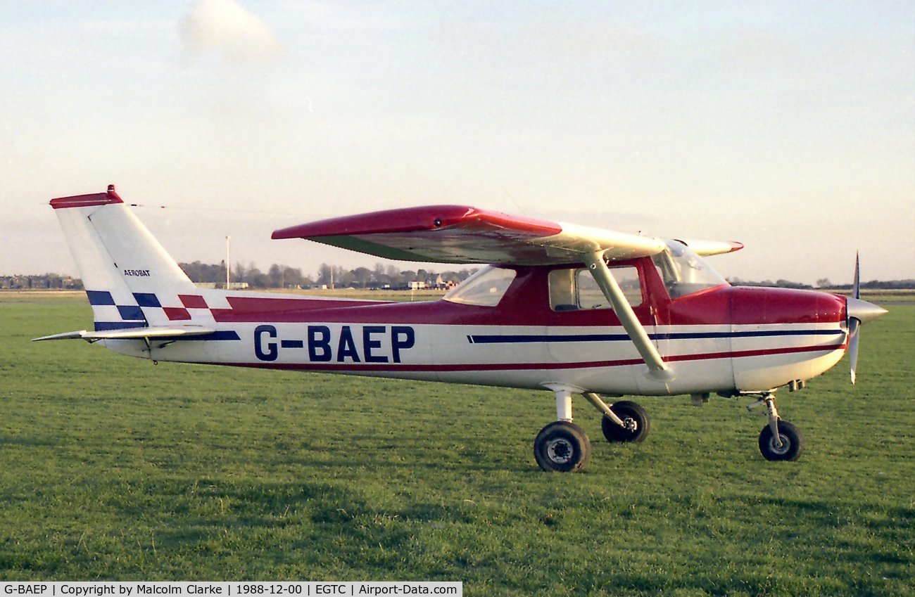 G-BAEP, 1972 Reims FRA150L Aerobat C/N 0170, Reims FRA150L Aerobat at Cranfield Airport, UK.