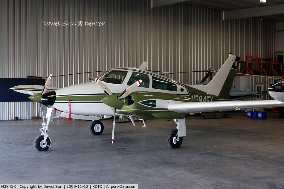 N3845X, 1966 Cessna 310K C/N 310K0245, denton