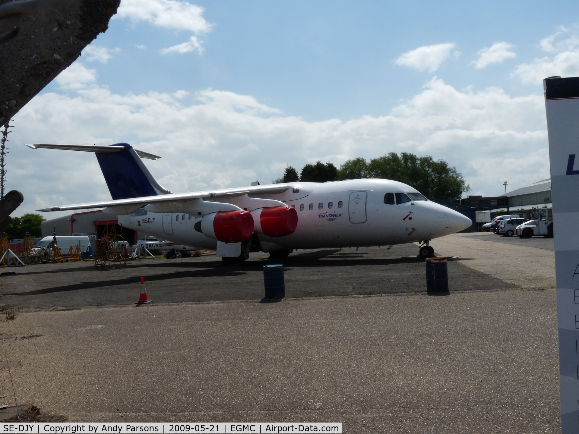 SE-DJY, 1993 British Aerospace Avro 146-RJ70 C/N E1224, In Storage at Southend