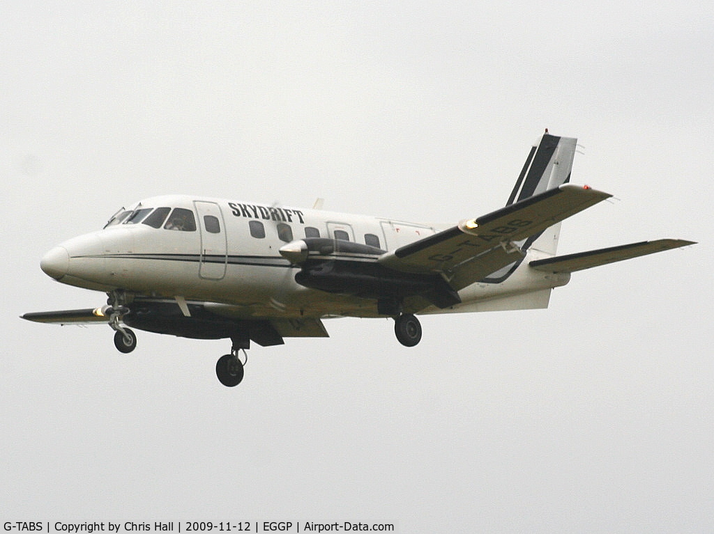 G-TABS, 1979 Embraer EMB-110P1 Bandeirante C/N 110.212, Skydrift