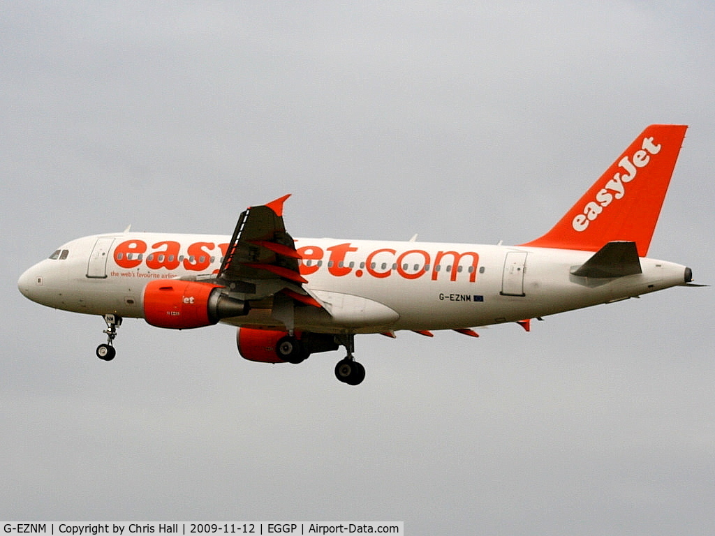 G-EZNM, 2005 Airbus A319-111 C/N 2402, Easyjet