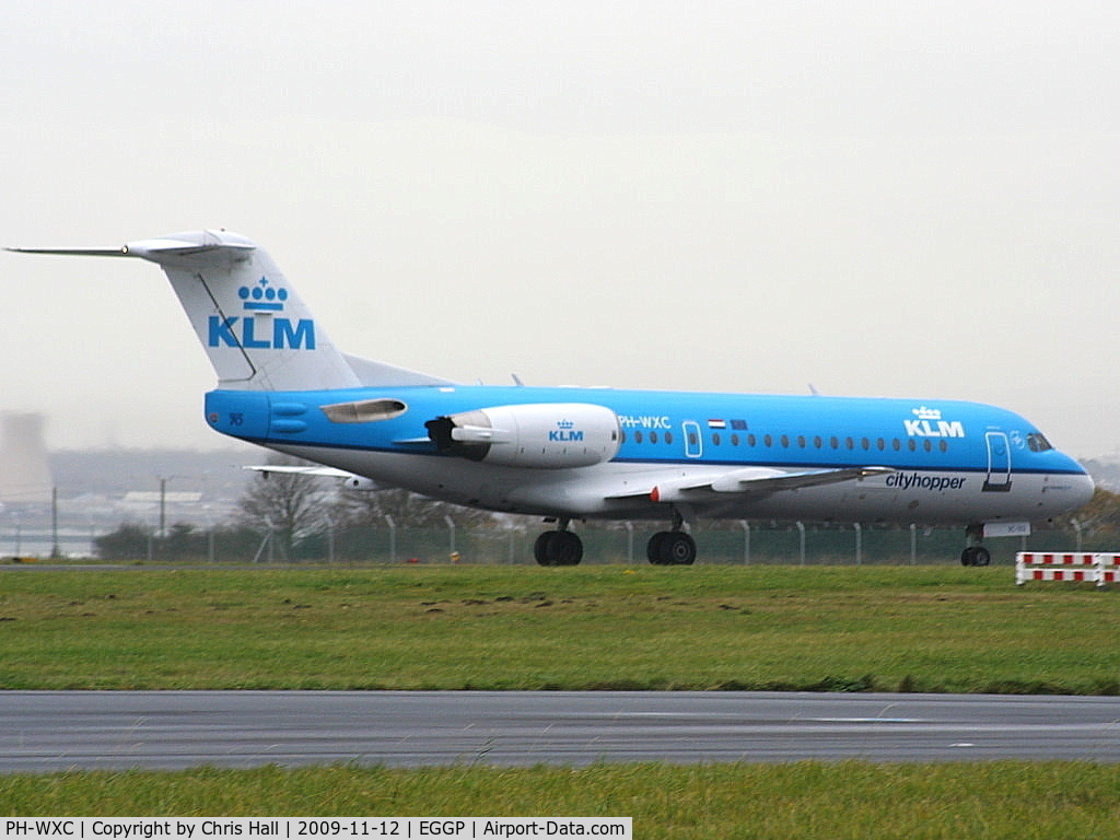 PH-WXC, 1996 Fokker 70 (F-28-0070) C/N 11574, KLM