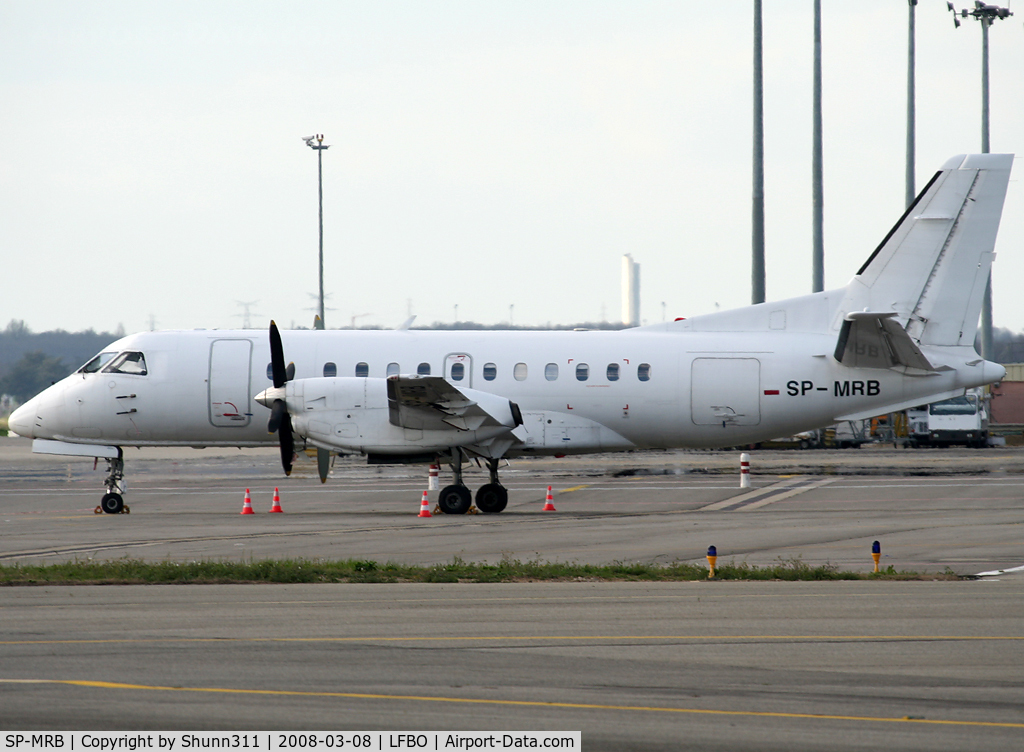 SP-MRB, 1987 Saab SF340A C/N 340A-100, Parked at the General Aviation area...