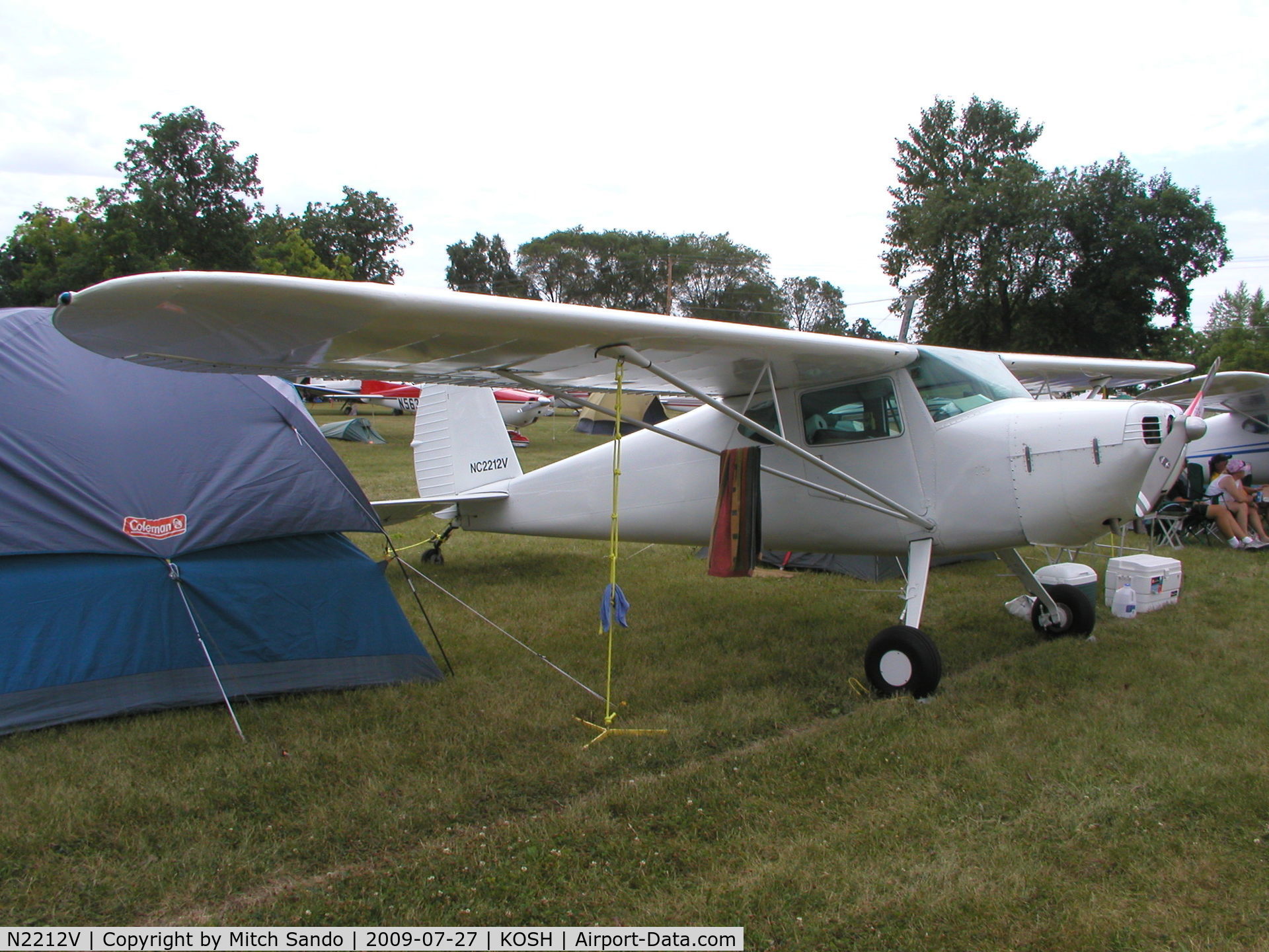 N2212V, 1948 Cessna 140 C/N 14443, EAA AirVenture 2009.