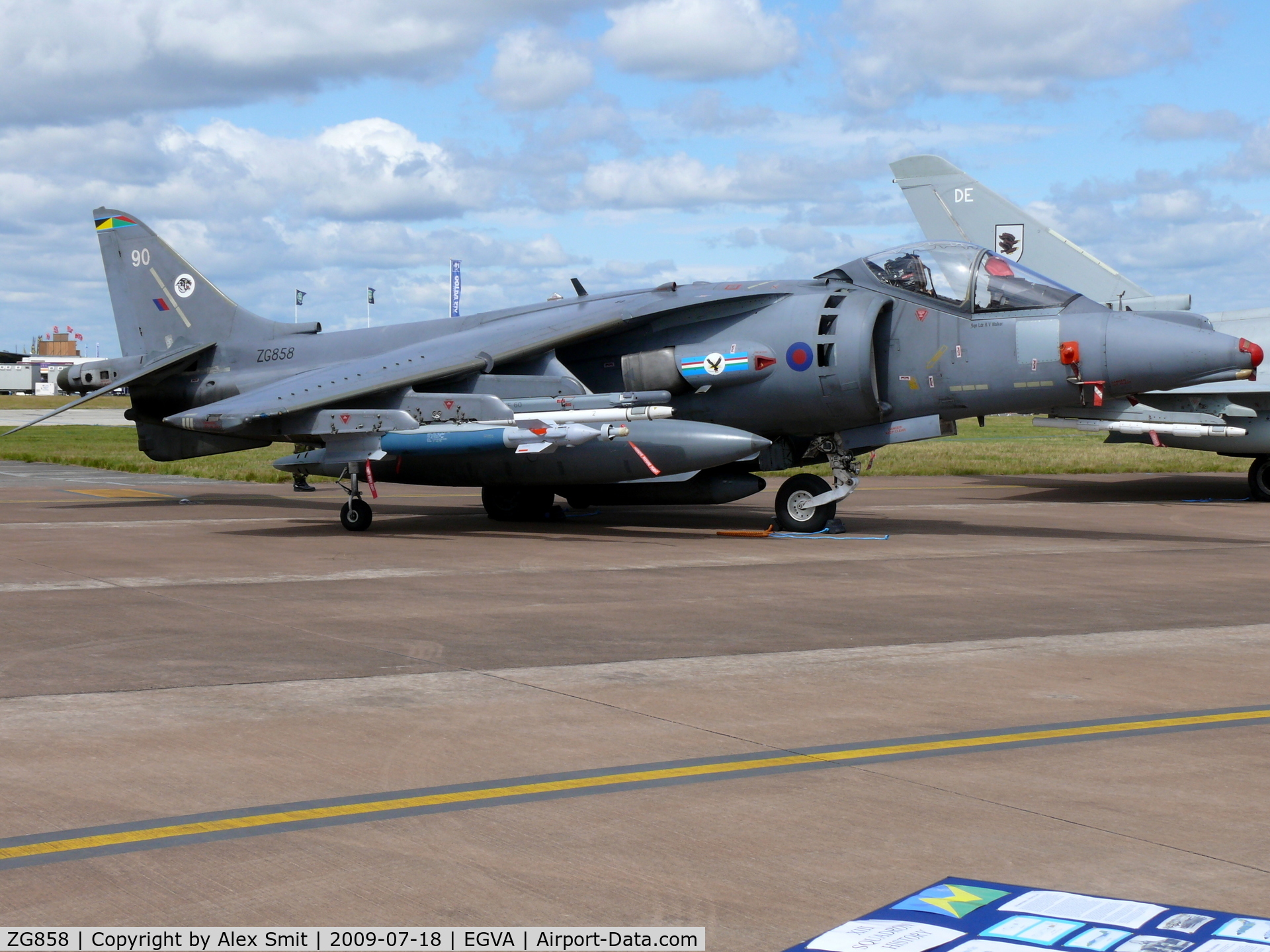 ZG858, 1991 British Aerospace Harrier GR.9 C/N P90, Hawker Harrier GR.9 ZG858/90 Royal Air Force