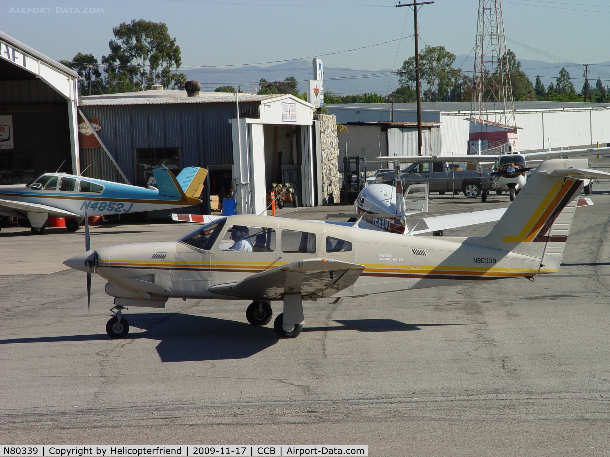 N80339, 1981 Piper PA-28RT-201T Arrow IV C/N 28R-8231019, Starting up to taxi to runway 24