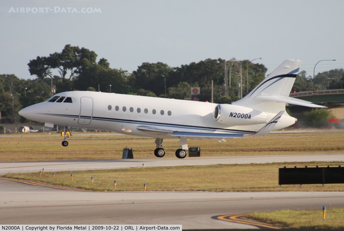 N2000A, 2008 Dassault Falcon 2000EX C/N 151, Falcon 2000EX