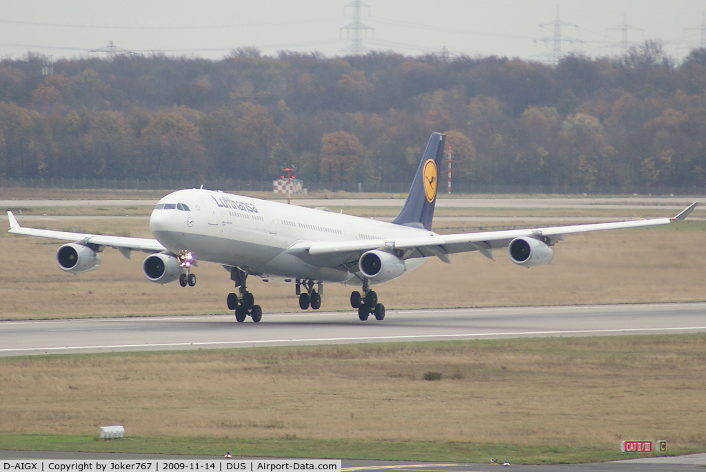 D-AIGX, 2000 Airbus A340-313X C/N 354, Lufthansa Airbus A340-313X