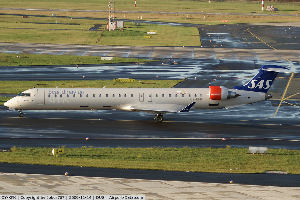 OY-KFK, 2009 Bombardier CRJ-900 (CL-600-2D24) C/N 15244, Scandinavian Airlines (SAS) Canadair Regional Jet CRJ900