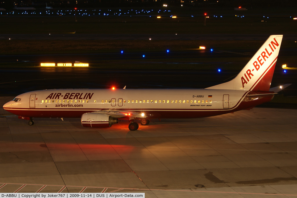 D-ABBU, 2001 Boeing 737-8Q8 C/N 30627, Air Berlin Boeing 737-8Q8
