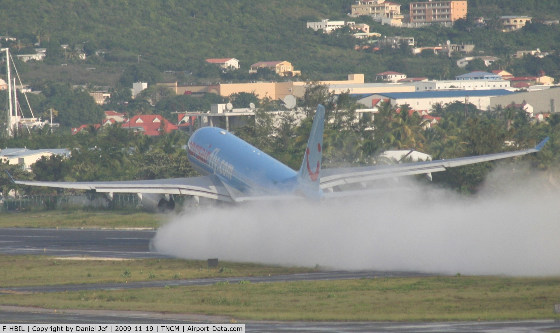 F-HBIL, 2000 Airbus A330-243 C/N 320, Corsair off with a blast to santo domingo