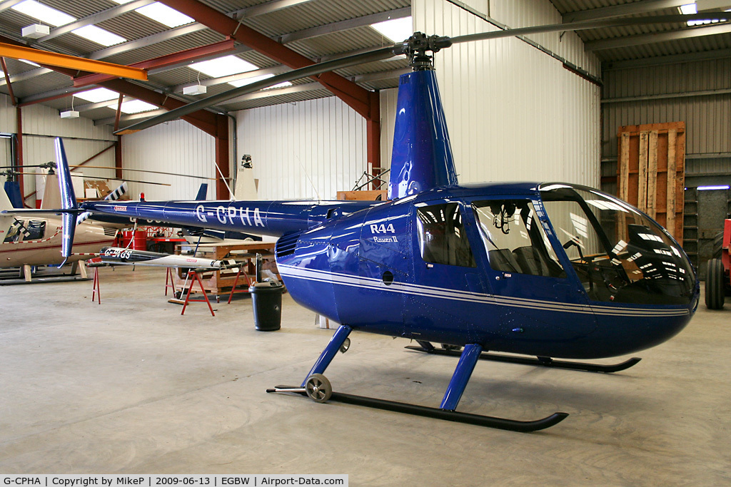 G-CPHA, 2008 Robinson R44 Raven II C/N 12641, Pictured with Heli-Air.