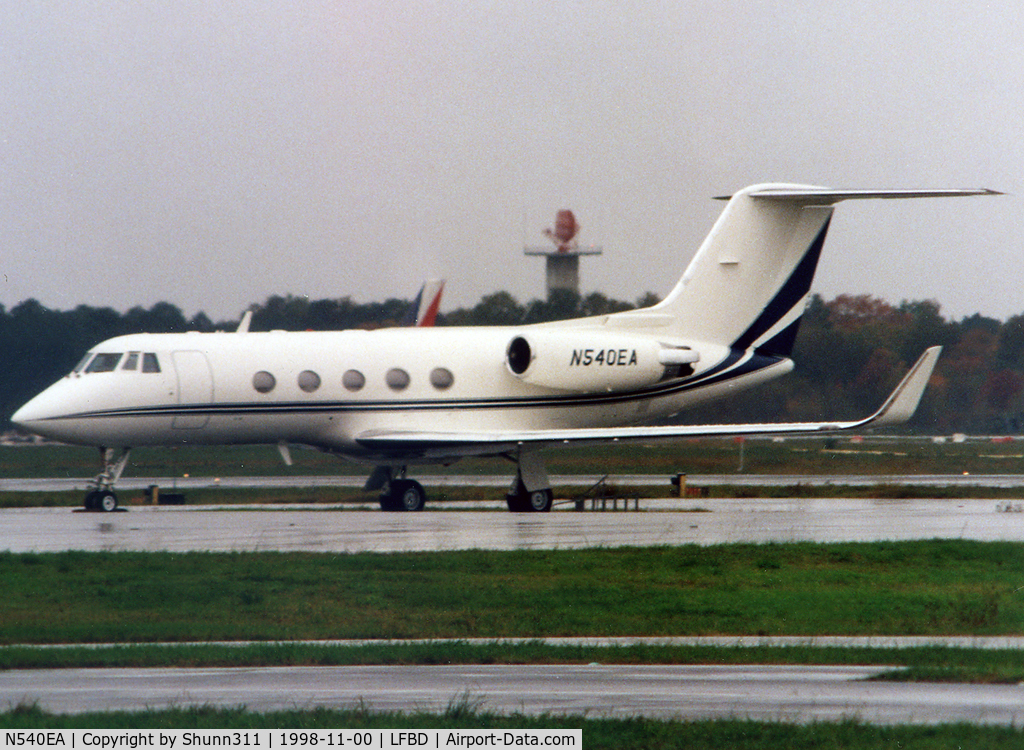 N540EA, 1975 Grumman G-1159 Gulfstream II C/N 174, Parked at the General Aviation area...