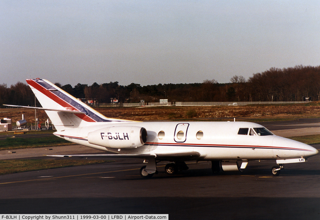 F-BJLH, 1973 Dassault Falcon 10 C/N 1, Parked at the General Aviation area...