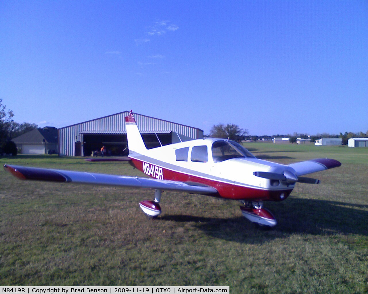 N8419R, 1966 Piper PA-28-140 Cherokee C/N 28-22296, At Nassau Bay Airport, Granbury, TX