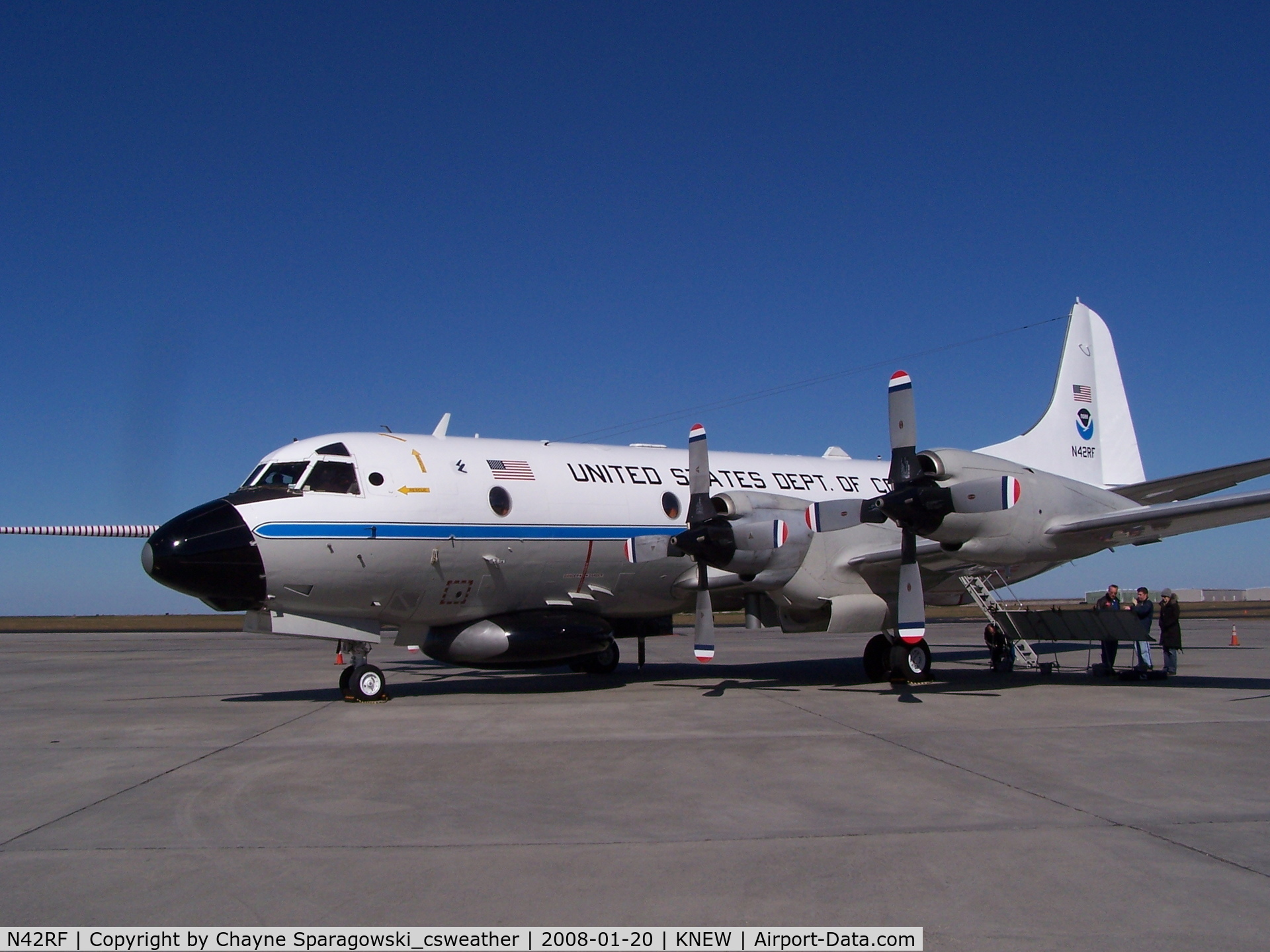 N42RF, Lockheed WP-3D Orion C/N 5622, 'Kermit' NOAA Hurricane Hunter Aircraft I got to tour