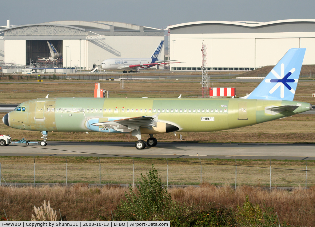 F-WWBO, 2008 Airbus A320-214 C/N 3699, C/n 3690 - For Interjet