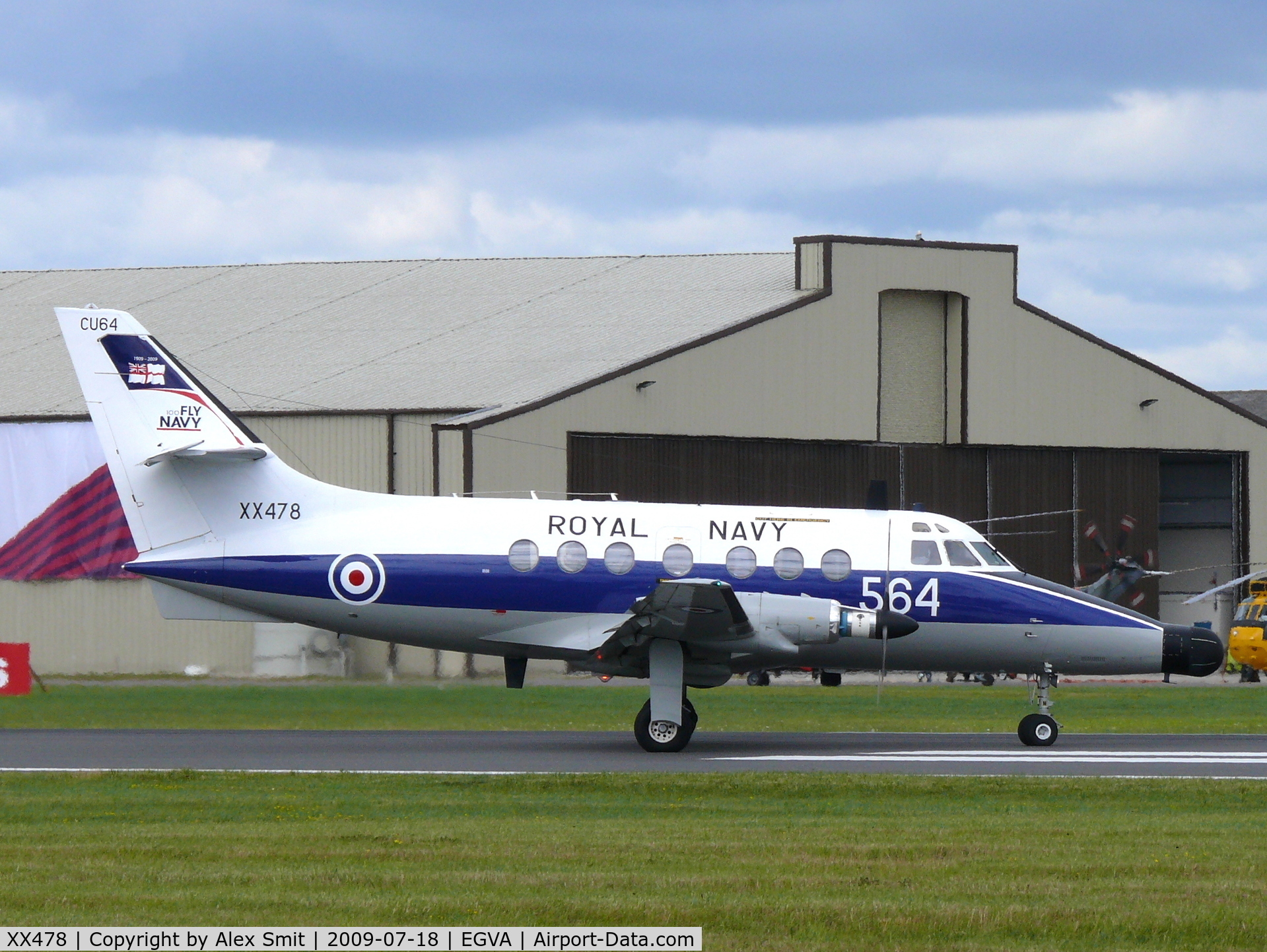 XX478, 1970 Scottish Aviation HP-137 Jetstream T.2 C/N 261, Scottish Aviation HP137 Jetstream T2 XX478/CU564 Royal Navy