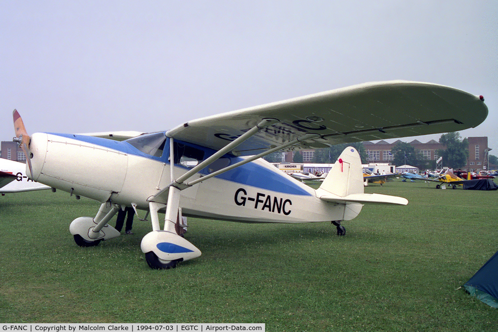 G-FANC, Fairchild 24R-46 C/N R46-347, Fairchild 24R-46 at the 1994 PFA Rally at Cranfield Airport..