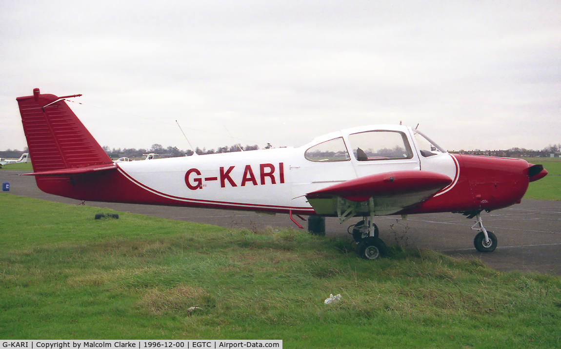 G-KARI, 1973 Fuji FA-200-160 Aero Subaru C/N 236, Fuji FA-200-160 Aero Subaru at Cranfield Airport.