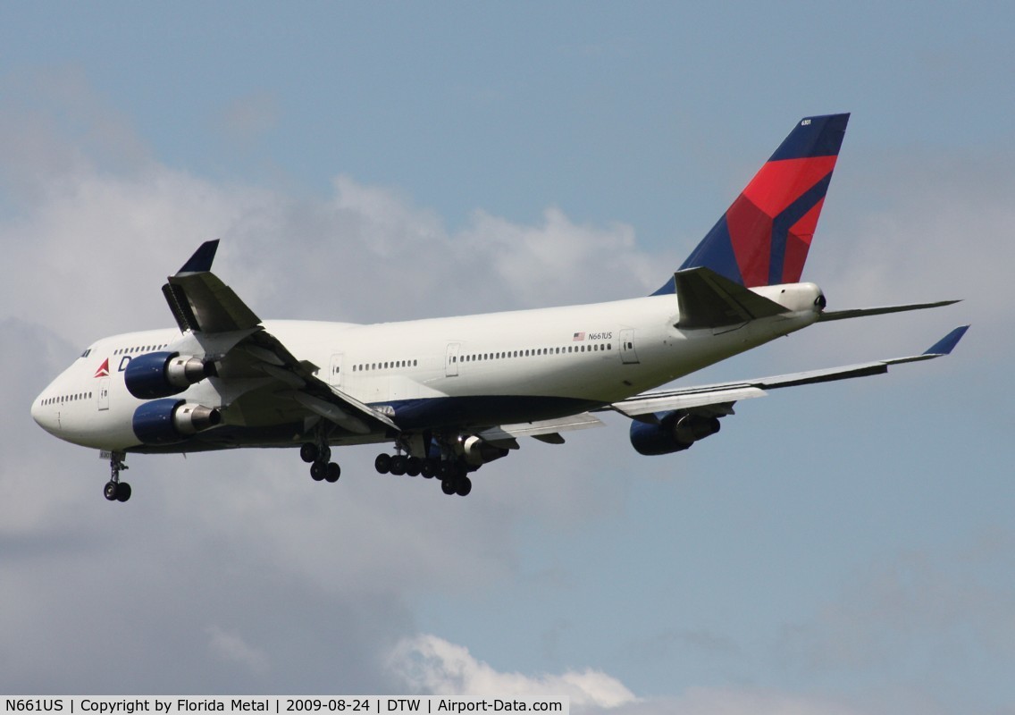 N661US, 1989 Boeing 747-451 C/N 23719, Delta 747-400