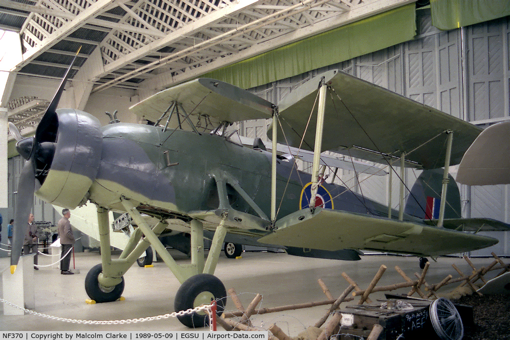 NF370, Fairey Swordfish Mk.III C/N Not found NF370, Fairey Swordfish Mk3 preserved at the Imperial War Museum, Duxford.